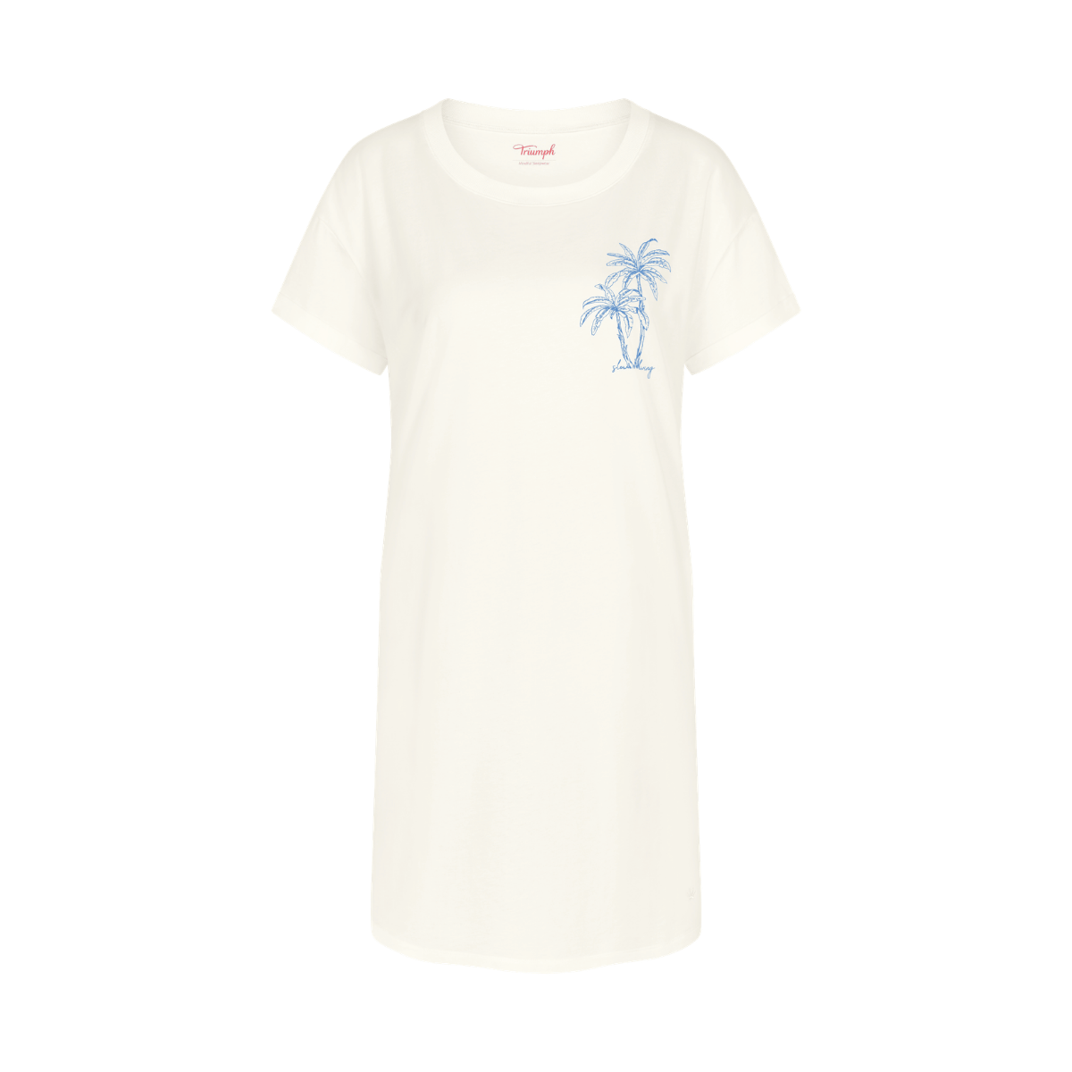 Triumph natkjole, hvid - 10221117 - 00GZ - Silk White