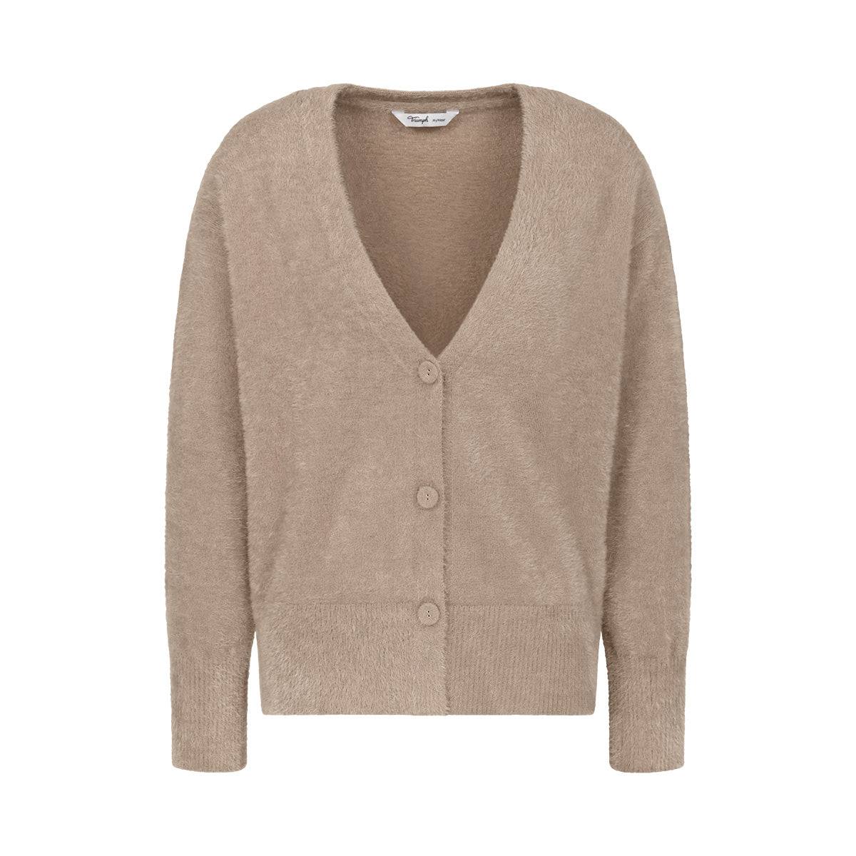 Triumph Smart Thermal cardigan, brun - 10221469 - 00YO - Ginger