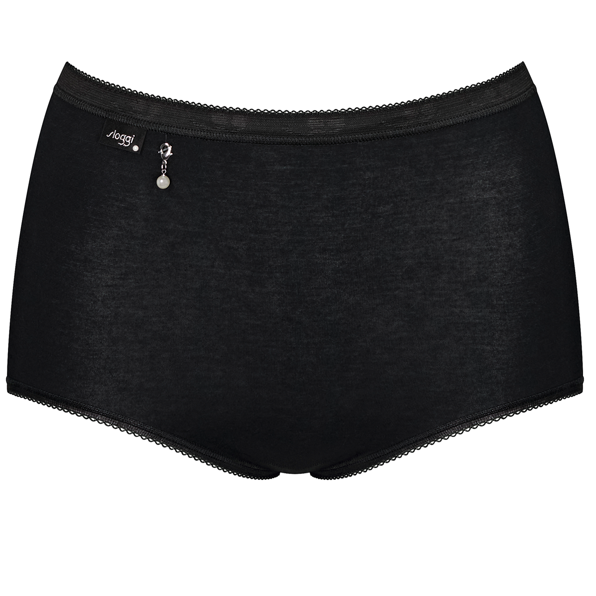 Sloggi Basic H Pearl 3-Pack maxi trusse, sort - 10221611 - 0004 - Black