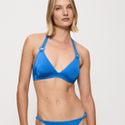 Triumph Midnight bikini top uden bøjle, blå - 10222210 - 3537 - Very blue
