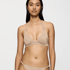 Triumph Midnight bikini top uden bøjle, nude - 10222210 - 6313 - Desert