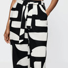 Triumph Summer Wear bukser, multi - 10222571 - 0034 - Black Combination