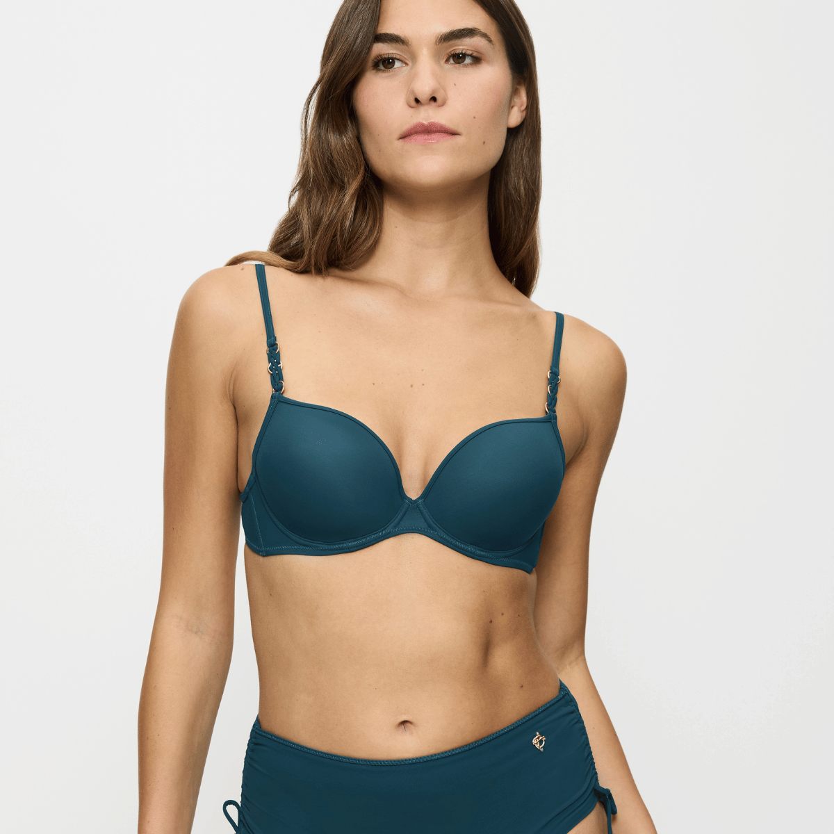 Triumph Summer Twist WHU bikini top med bøjle, blå - 10222676 - 00EN - Secret Lagoon
