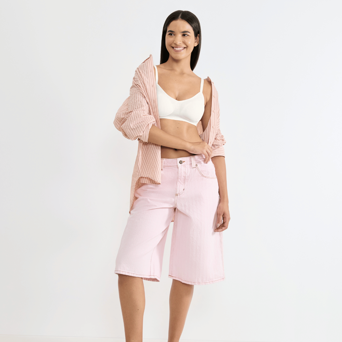 Sloggi Zero Feel Pure BH top, hvid - 10226703 - 00GZ - Silk White