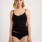 Calida Women Benefit 2-Pack top, sort - 10601 - 992 - Black