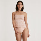 Calida Sensual Secrets Spaghetti top, lyserød - 11531 - 171 - Lace Parfait Pink