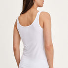 Calida Essential Cotton top, hvid - 12834 - 001 - White