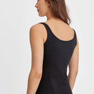 Calida Essential Cotton top, sort - 12834 - 992 - Black