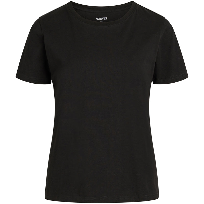 Norvig Ladies O-Neck t-shirt, sort - 1550 - SORT - Black