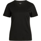 Norvig Ladies V-Neck t-shirt, sort - 1553 - SORT - Black