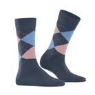 Burlington Marylebone strømper, blå - 22073 - 6688 - Dark Blue Mel.