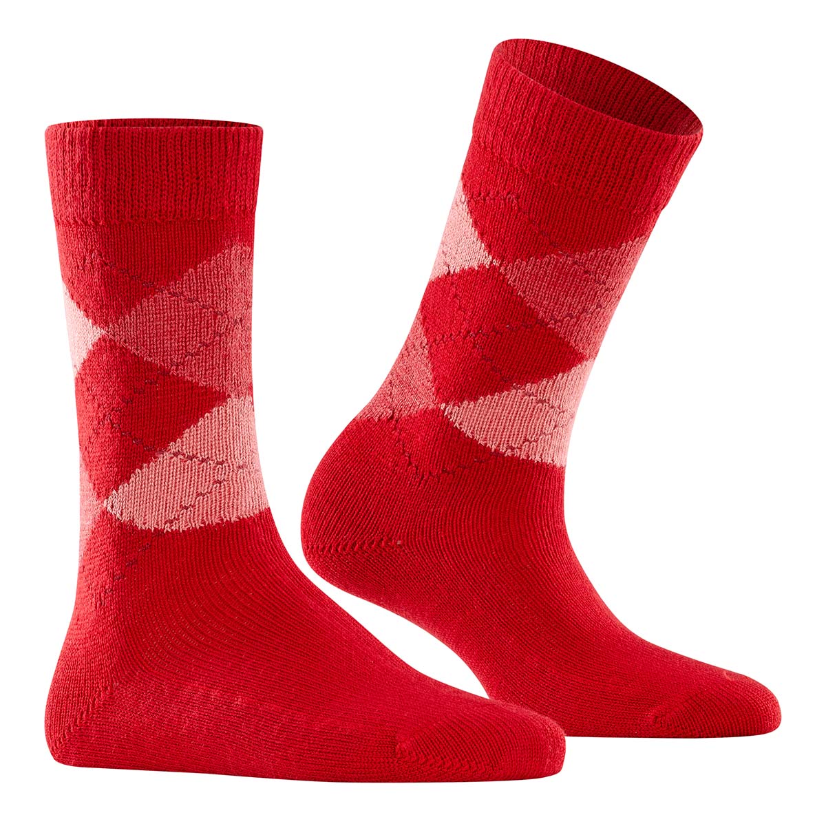 Burlington Whitby strømper, rød - 24080 - 8226 - Vermillion Red