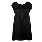 Lady Avenue Pure Silk natkjole, sort - 25-80119 - 02 - Black