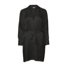 Lady Avenue Pure Silk kimono, sort - 25-80668 - 02 - Black