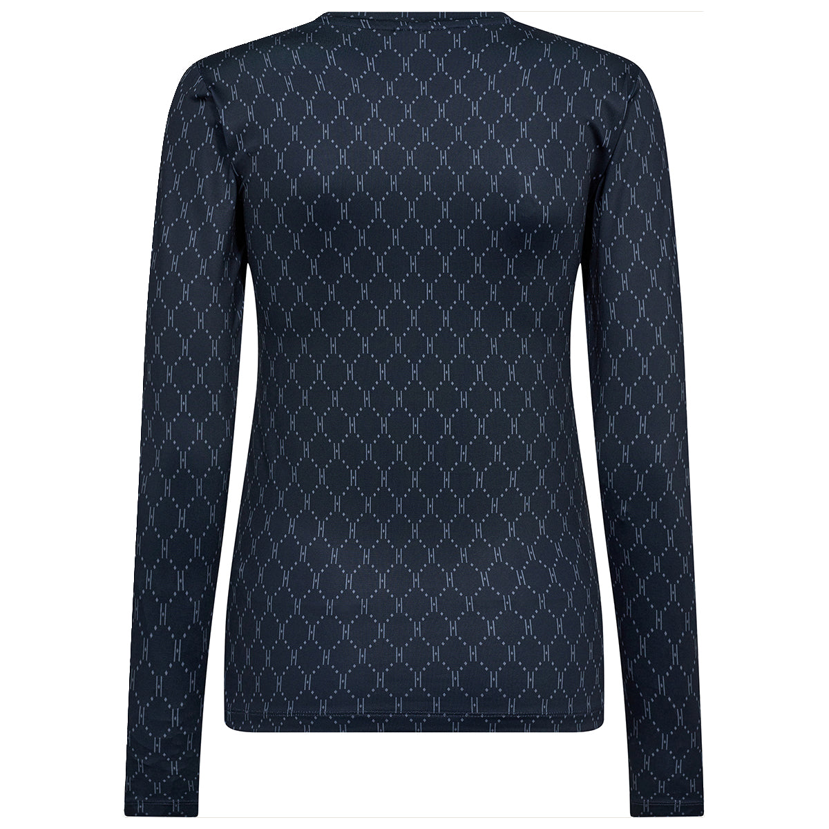 Hype The Detail Printed bluse, blå - 3-200-14 - 42 - Blue