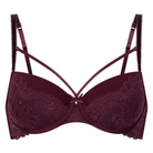 Hunkemöller Isadora BH med bøjle, bordeaux - 302412 - ZINFANDEL - Zinfandel