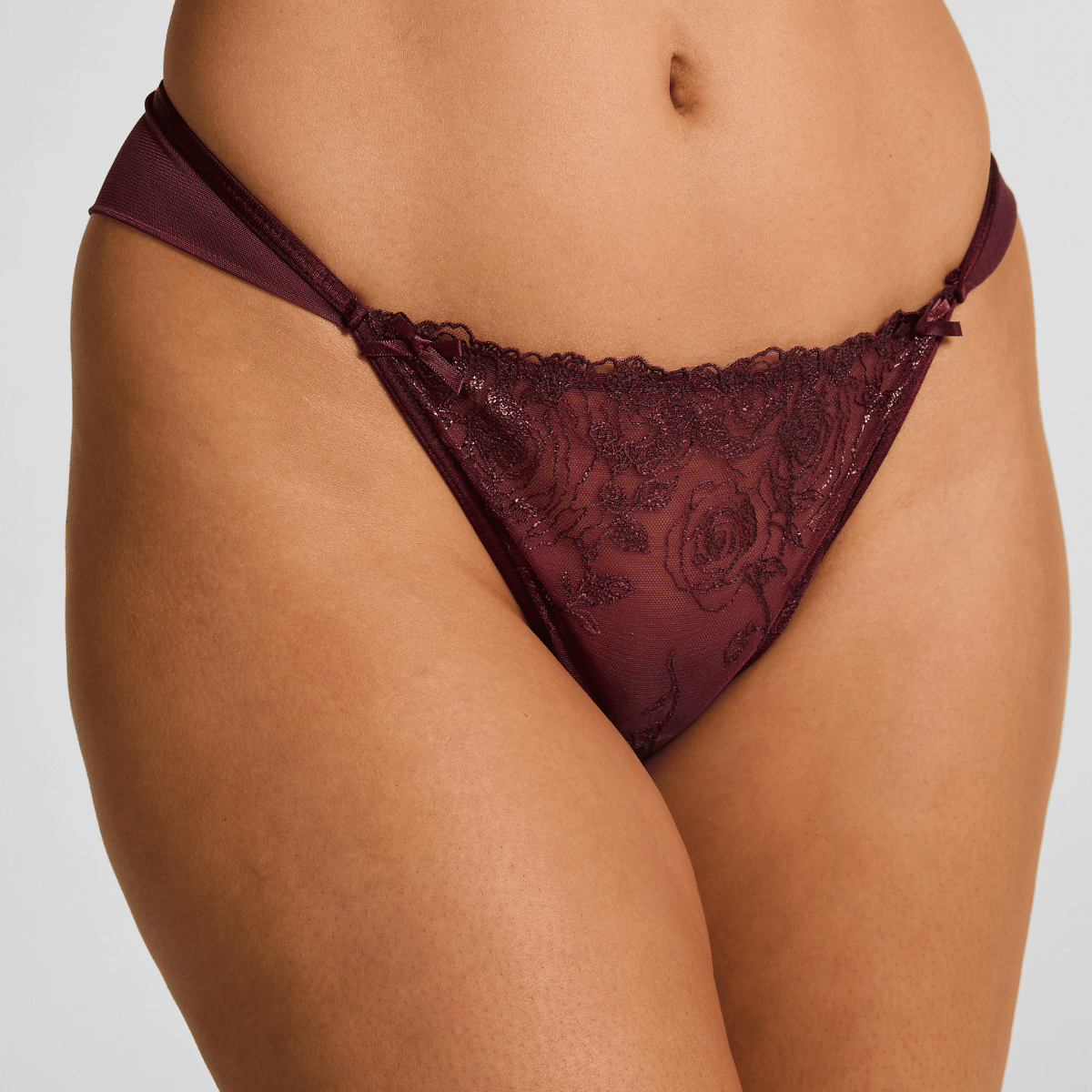Hunkemöller Hollie brazilian trusse, bordeaux - 303228 - FIG - Fig