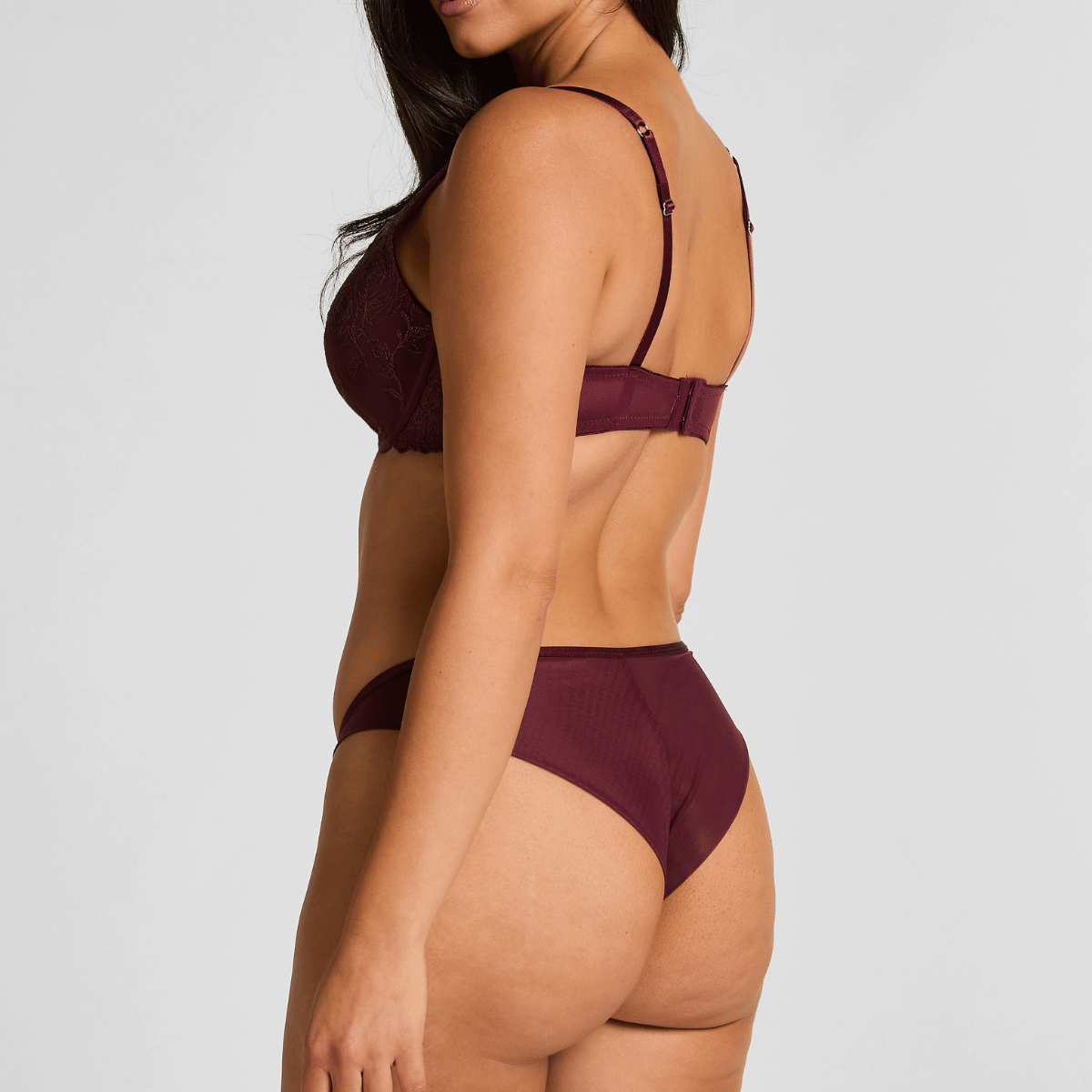 Hunkemöller Hollie brazilian trusse, bordeaux - 303228 - FIG - Fig