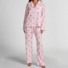 Hunkemöller natskjorte, lyserød - 304648 - PINK LADY - Pink Lady
