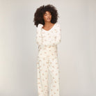 Hunkemöller nattrøje, creme - 307179 - gardenia - Gardenia