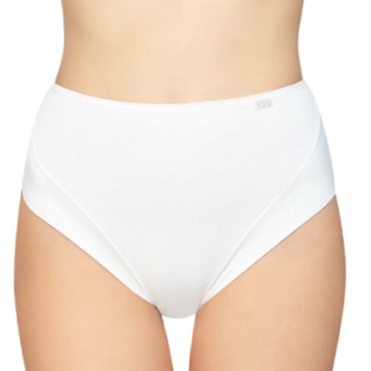 Avet maxi trusse, hvid - 3144 - 0 - White