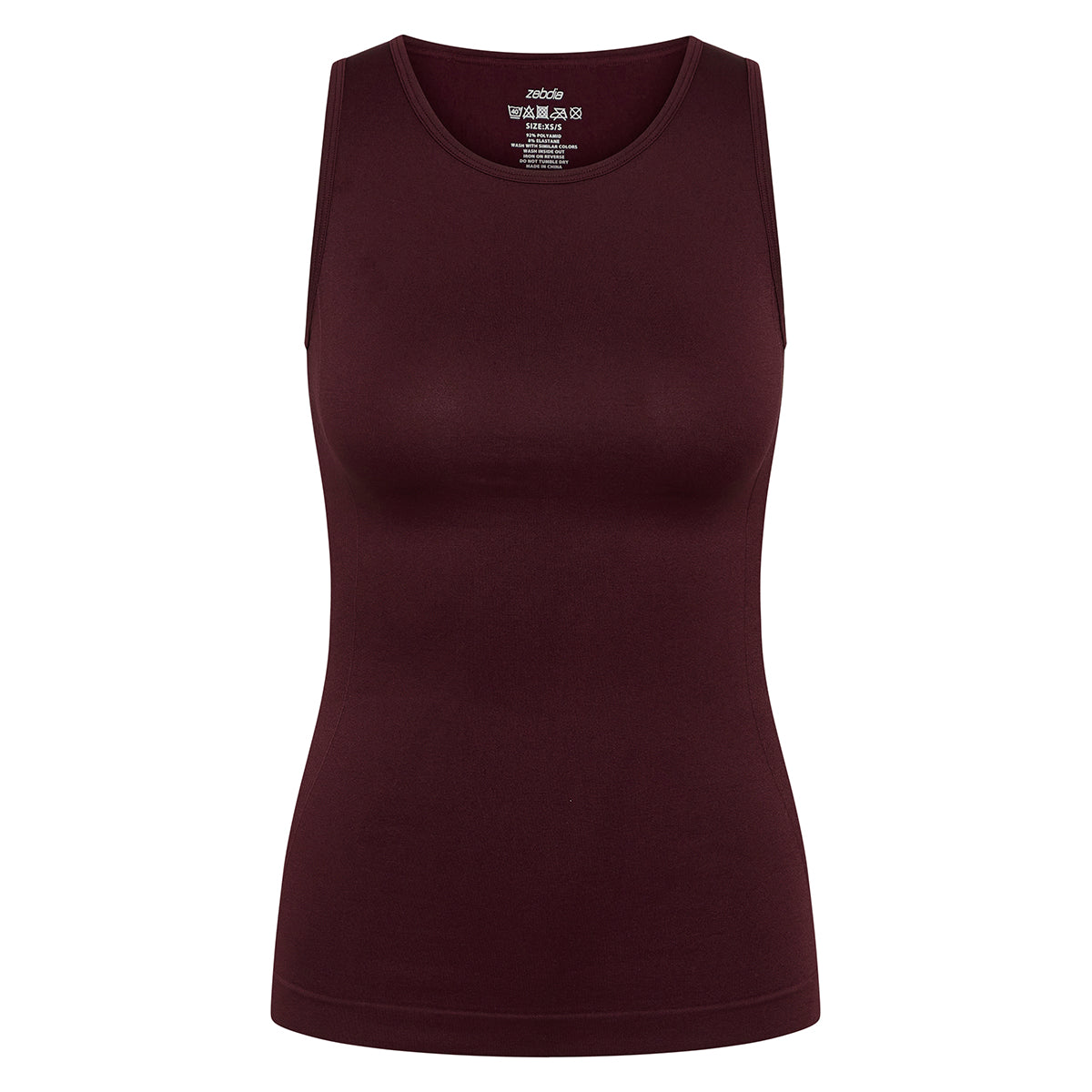 Zebdia Women Seamless tank sportstop, bordeaux - 35015 - 5002 - Wine Tasting
