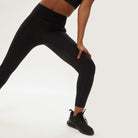 Girlfriend Collective Float seamless high rise leggings, sort - 4021 - BLACK - Black