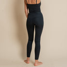 Girlfriend Collective Collective Rib long leggings, sort - 4034 - BLACK - Black