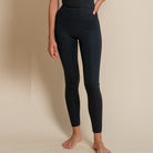 Girlfriend Collective Collective Rib long leggings, sort - 4034 - BLACK - Black