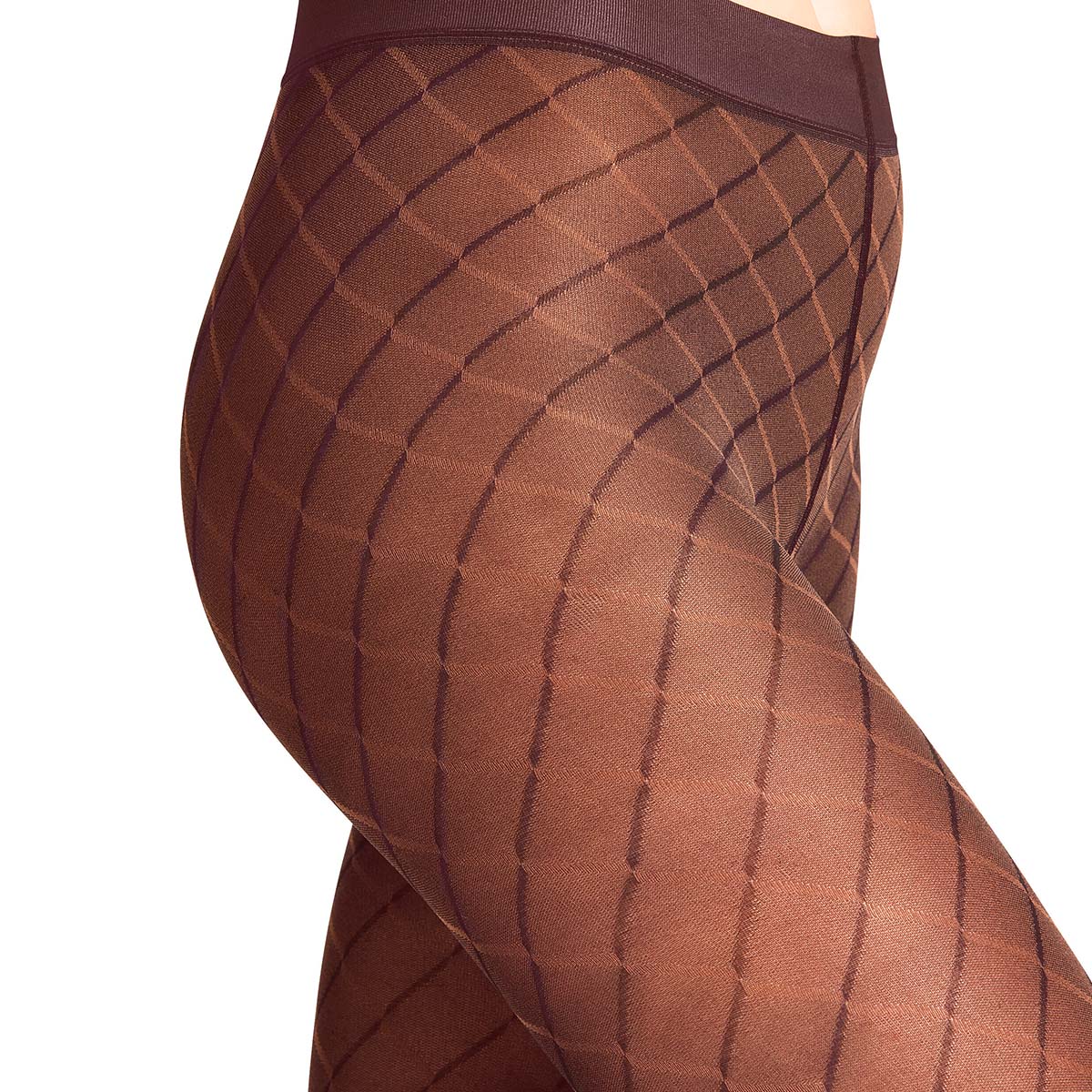 Falke Intrigue strømpebukser, bordeaux - 42350 - 8596 - Barolo