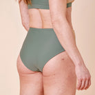 Copenhagen Cartel Ubud High Waist bikinitrusse, multi - 47935 - Army/Sand - Army