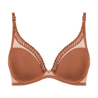 Aubade Sheer Emotion trekant BH, brun - 4MF12 - HONE - Honey