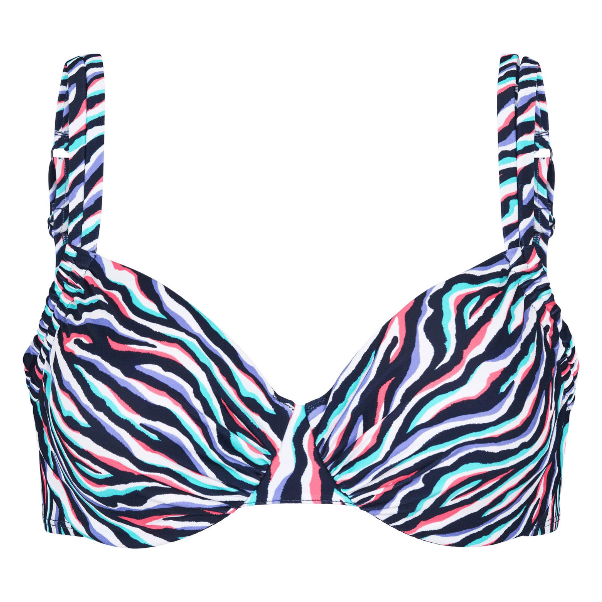 Wiki Mustique bikini top med bøjle, multi - 3466 - W503 - Mustique