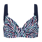 Wiki Mustique bikini top med bøjle, multi - 3467 - W503 - Mustique