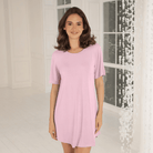 Lady Avenue Bamboo natkjole, lyserød - 51-50515 - 365 - Pink Nectar