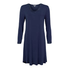 Lady Avenue Bamboo natkjole, blå - 51-50518 - 355 - Indigo