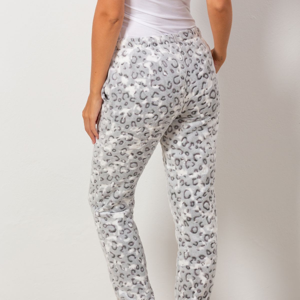 Trofé homewear, leopard - 56209 - 2100 - Grey