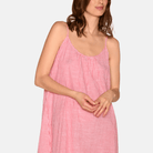 CCDK Mathilde kjole, rød - 61030 - 3030 - Bittersweet Stripe