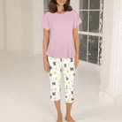 Lady Avenue Bamboo pyjamas, lyserød - 62-415 - 670 - Botanic Butterfly