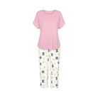 Lady Avenue Bamboo pyjamas, lyserød - 62-415 - 670 - Botanic Butterfly