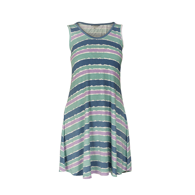 Lady Avenue Bamboo natkjole, blå - 62-604 - 685 - Blue Lilac Aquarel