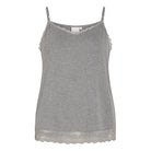 CCDK Kendall Chemise top, grå - 66090 - 9015 - Grey Melange