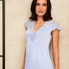 CCDK Margit natkjole, blå - 623006 - 56010 - Lavender Lustre