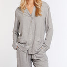 CCDK Jenny natskjorte, grå - 623578 - 9015 - Grey Melange