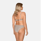 CCDK Demi bikini top med bøjle, beige - 65182 - 8032 - Chocolate Chip Stripe