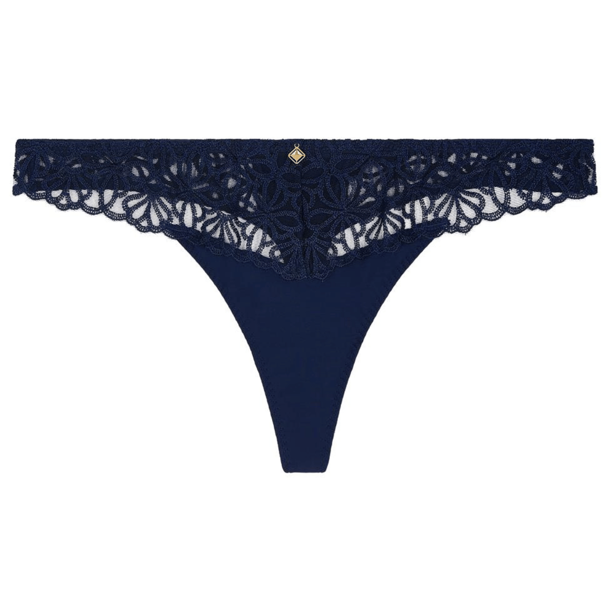 Aubade Secret Memories tanga trusse, blå - 6F26 - DEBL - Deep Blue