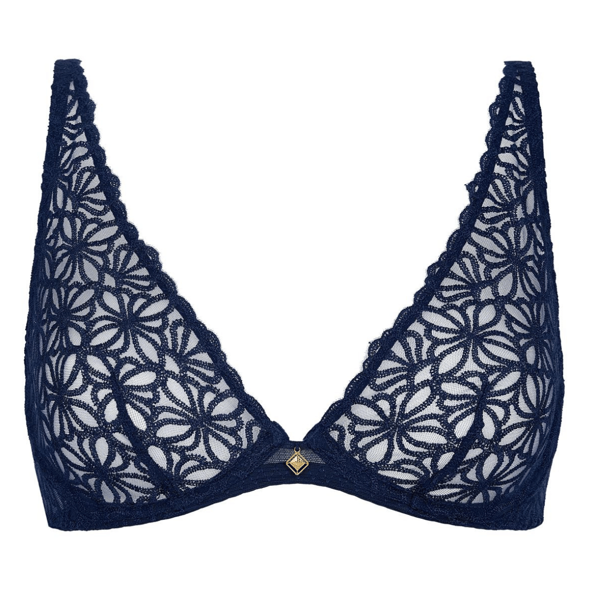 Aubade Secret Memories BH med bøjle, blå - 6FN12 - DEBL - Deep Blue
