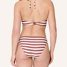 LingaDore Summer Stripes bikinisæt, rød - 8218 - 354 - Sable Stripe