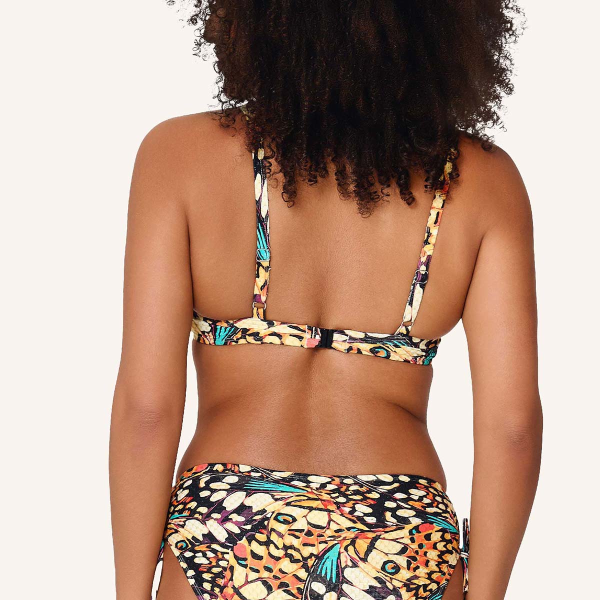 LingaDore Butterfly Breeze bikini top med bøjle, multi - 8219BT - 356 - Butterfly Print
