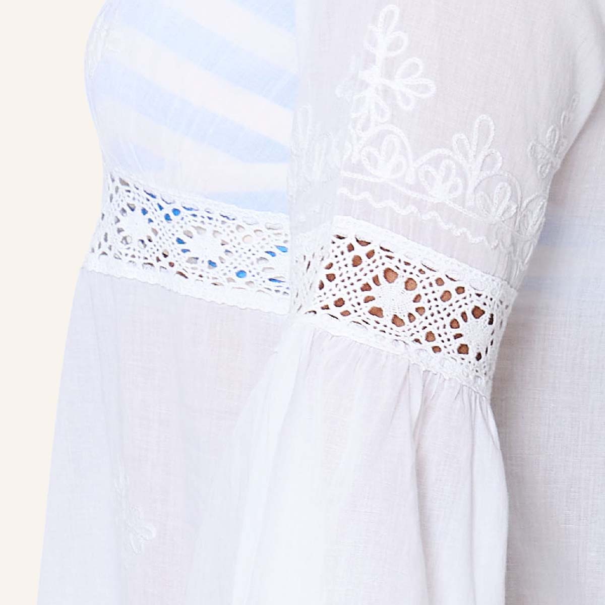 LingaDore Cool & Breezy strandkjole, hvid - 8236 - 01 - White